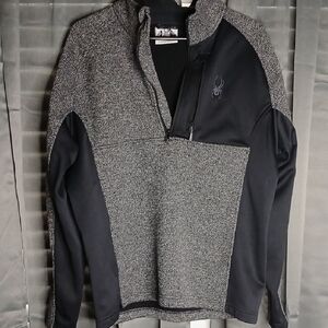 Spyder Black and Gray Pullover